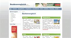 Desktop Screenshot of bankenvergleich.net